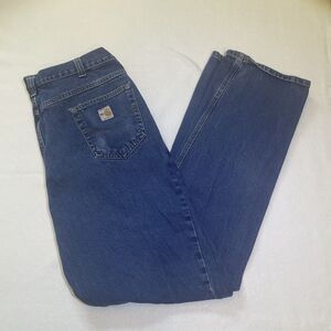 Carhartt FR Fire‎ Resistant Blue Jeans Mens Size 40 Denim Workwear Pants